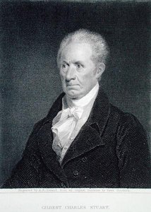 Gilbert Charles Stuart (1755-1828), Asher Brown Durand (1796-1886) metszete egy eredeti miniatűrből (metszet)