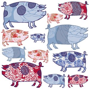 Piggy in the Middle, 2005 (digitális) alkotó: Sarah Hough