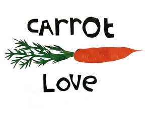 Carrot love, 2019 (tintás monoprint) alkotó: Sarah Thompson-Engels