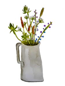 „Grey jug”, 2020 (akvarell) alkotó: Sarah Thompson-Engels