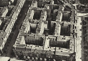 Berlin: Berliner Mietskasernen; Régi lakóházak (f/w fotó)