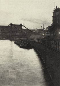 Berlin: Humboldt-Hafen; Humboldt kikötő (f/w fotó) alkotó: Sasha Stone