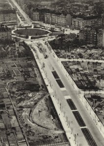 Berlin: Reichsstrasse, Reichskanzlerplatz (f/w fotó)