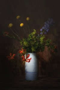 Elegáns virágcsendélet alkotó: Saskia Dingemans