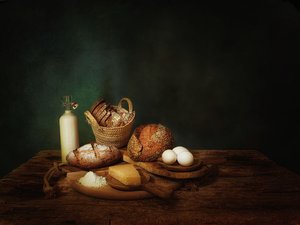 Rusztikus pékség – csendélet alkotó: Saskia Dingemans
