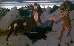 Szent Antal ördögök által megverve, 1423-1426