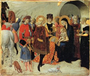 A mágusok imádása, 1435 körül