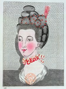 A fodrászat művészete Párizsban, 1767 alkotó: Sauveur Legros or Le Gros