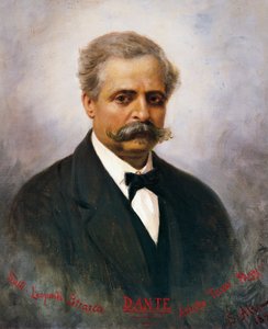 Francesco De Sanctis (1817-83) olasz irodalomkritikus és történész portréja, Saverio Altamura festménye