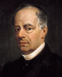 Risorgimento: „” Carlo Poerio (1803-1867), olasz hazafi portréja ”” Részlet. Francesco Saverio Altamura (1822-1897) festménye Nápoly, San Martino Nemzeti Múzeum