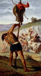 Tanulmány Mario diadaláról, Francesco Saverio Altamura (1822-1897), olaj, vászon, 234x352 cm