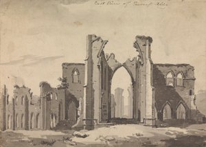 Keleti kilátás a Furness-apátságra alkotó: Sawrey Gilpin