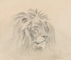 Oroszlán feje alkotó: Sawrey Gilpin