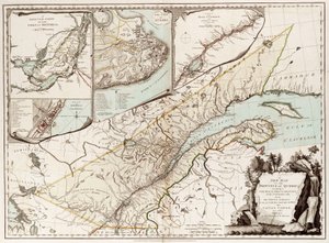 Quebec, Kanada térképe