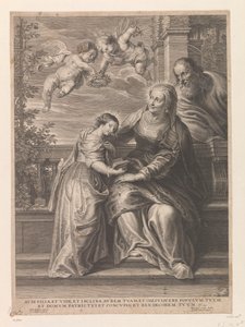 Maria szüleivel Annával és Joachimmal