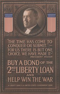 Vásároljon kötvényt a 2. Szabadsághitelből, és segítsen megnyerni a háborút, 1917 körül (litográfia) alkotó: School American