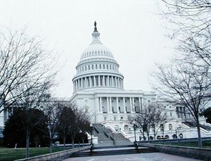 A Capitol Hill, először 1793-ban épült (fotó) alkotó: School American