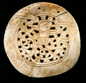 Gorget (tengeri kagyló) alkotó: School American