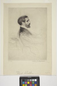Paul Helleu portréja (tinta) alkotó: School American