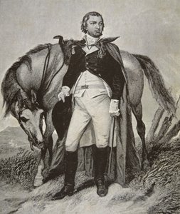 Nathanael Greene portréja (litho) alkotó: School American