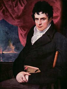 Robert Fulton (1765-1815) (olaj, vászon) alkotó: School American