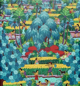 Hagyományos balinéz naiv festészet, Indonézia 20. század alkotó: School Balinese