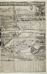 Liège, kilátással a palotára