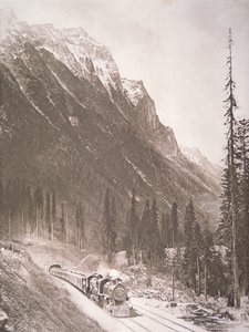 Canadian Pacific Railway Train, 1925 körül (f/w fotó)