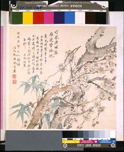 Virágok és madarak albuma, dátum ismeretlen (tus és színes selyem) alkotó: School Chinese