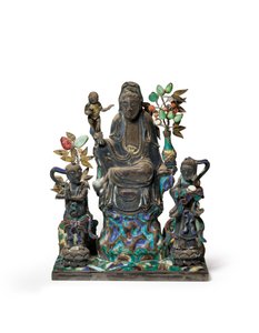 Buddhista Figurális Csoport alkotó: School Chinese