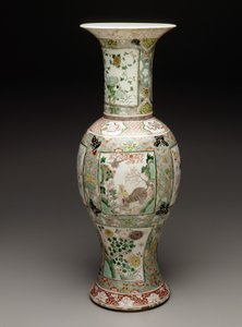 Váza, 1700 körül (porcelán és zománc) alkotó: School Chinese