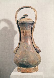 „Yu” boros edény anyangi királyi sírból, Henan tartományból, Shang-dinasztia alkotó: School Chinese