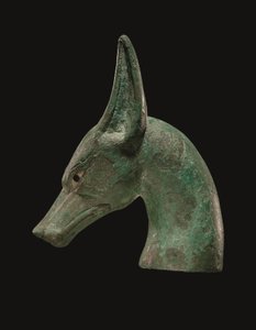 Egyiptomi bronz jogarvégződés alkotó: School Egyptian