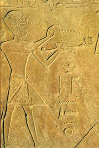 ókori Egyiptom, falfestmény, Karnak/Luxor, Hatsepszut füstölőt kínál alkotó: School Egyptian