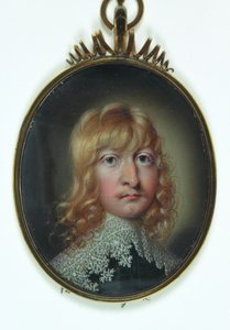 Egy William Cavendish nevű úriember (akvarell elefántcsonton) alkotó: School English
