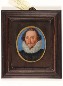Egy úriember, William Shakespeare (akvarell pergamen) alkotó: School English
