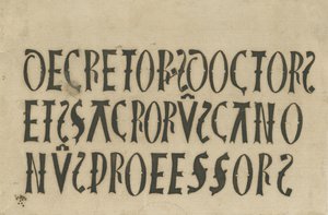 Barton a Needwood-templom alatt - feliratok: tintafakszimile, nd [?18. század] (rajz) alkotó: School English