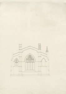 Burton-upon-Trent – Szentháromság-templom: rajz, nd [?1820-as évek] (rajz) alkotó: School English