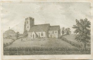 Vártemplom - Templom: metszet, és [?XVIII. század] (nyomat) alkotó: School English