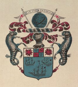 A Régi Kelet-indiai Társaság címere (nyomtatás) alkotó: School English