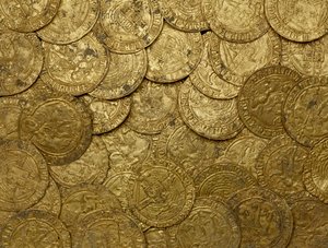 Teljes Tudor aranykincs, az Asthall Hoard az Asthalltól