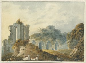 Croxden Abbey: akvarellfestés