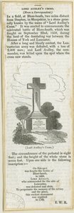 Drayton-in-Hales – „Audley Cross on Blore Heath”: fametszet, és [?19. század] (nyomtatott)