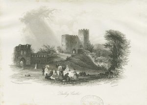 Dudley kastély - The Keep: acélmetszet (matricás), nd [c 1841] (nyomtatás) alkotó: School English