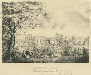Eccleshall - "Castle" : metszet, és [?XIX. század] (nyomtatás) alkotó: School English