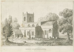 Hanbury templom: rézkarc, nd [c 1800] (nyomtatás) alkotó: School English