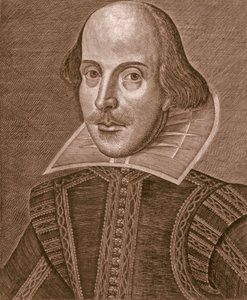 William Shakespeare portréja, Martin Droeshout metszete (1560 körül - 1642) alkotó: School English