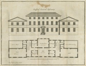 Stafford – County General Infirmary: tollrajz, nd [18. század vége] (rajz) alkotó: School English