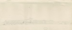 Stafford – Városkép: ceruzarajz, nd [?19. század] (rajz) alkotó: School English