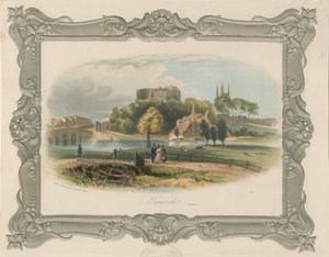 Tamworth kastély: acélmetszet (színezett), nd [c 1841] (nyomtatás) alkotó: School English